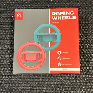 NEW Atrix Red / Blue Gaming Wheels For Nintendo Switch